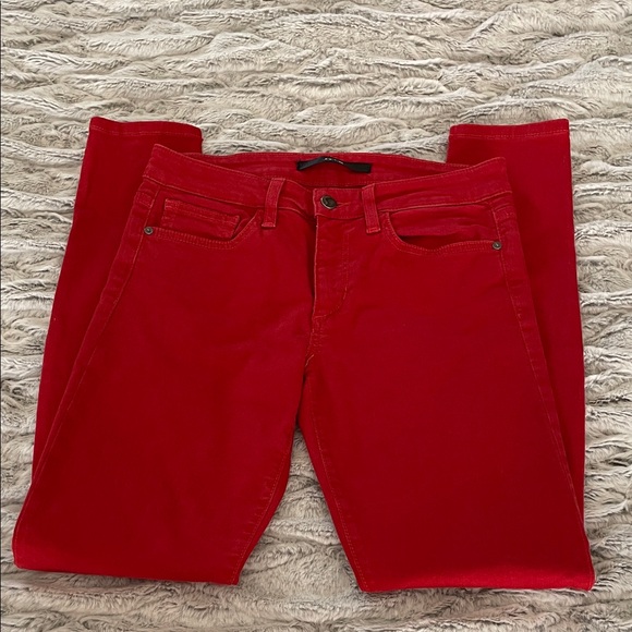 Joe's Jeans Red Skinny Jeans - Picture 4 of 7